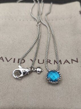 David Yurman 925 Silver Necklaces with Original Pouch